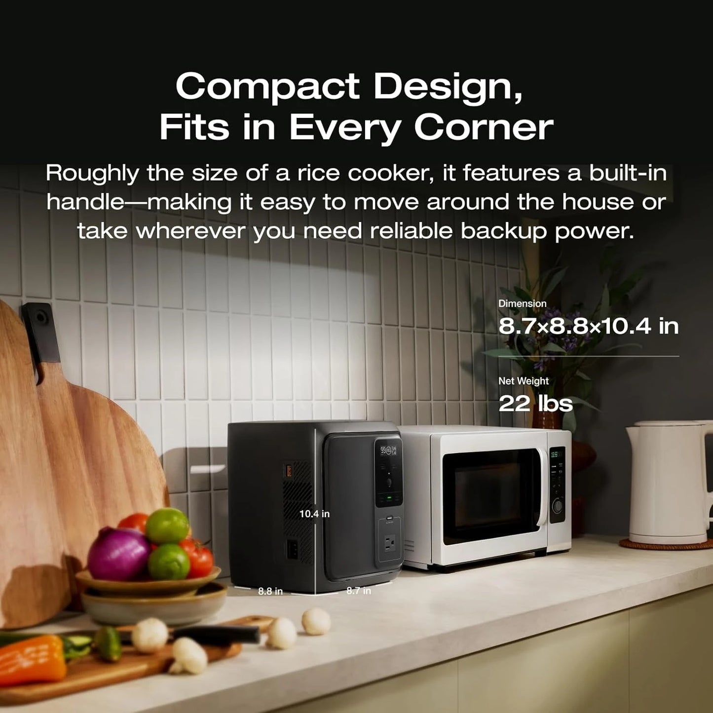 Portable Power Station DELTA 3 1000 Air – 960Wh LiFePO₄