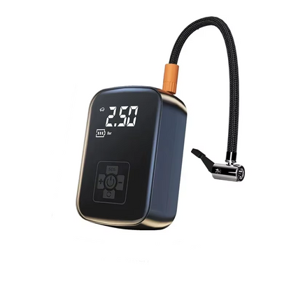 Wireless Electric Tire Inflator – Portable Air Compressor with Digital Display & LED Light