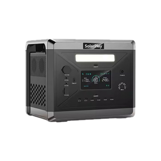 Portable Power Station – 2160Wh LiFePO₄ Battery with 2400W AC Output