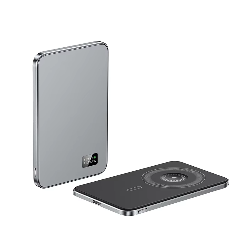 Ultra-Slim Qi2.1 Magnetic Wireless Power Bank 5000mAh / 10000mAh – 15W Wireless & 20W PD Fast Charging