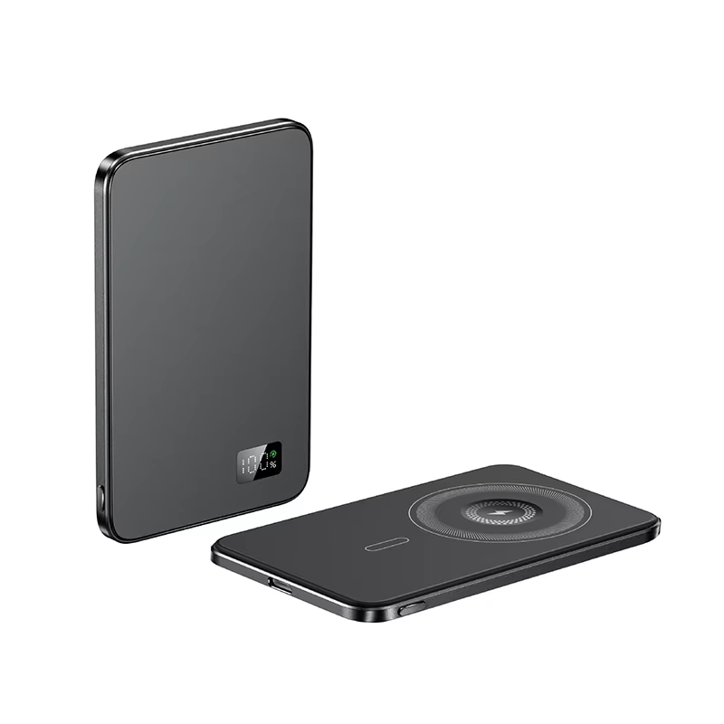 Ultra-Slim Qi2.1 Magnetic Wireless Power Bank 5000mAh / 10000mAh – 15W Wireless & 20W PD Fast Charging