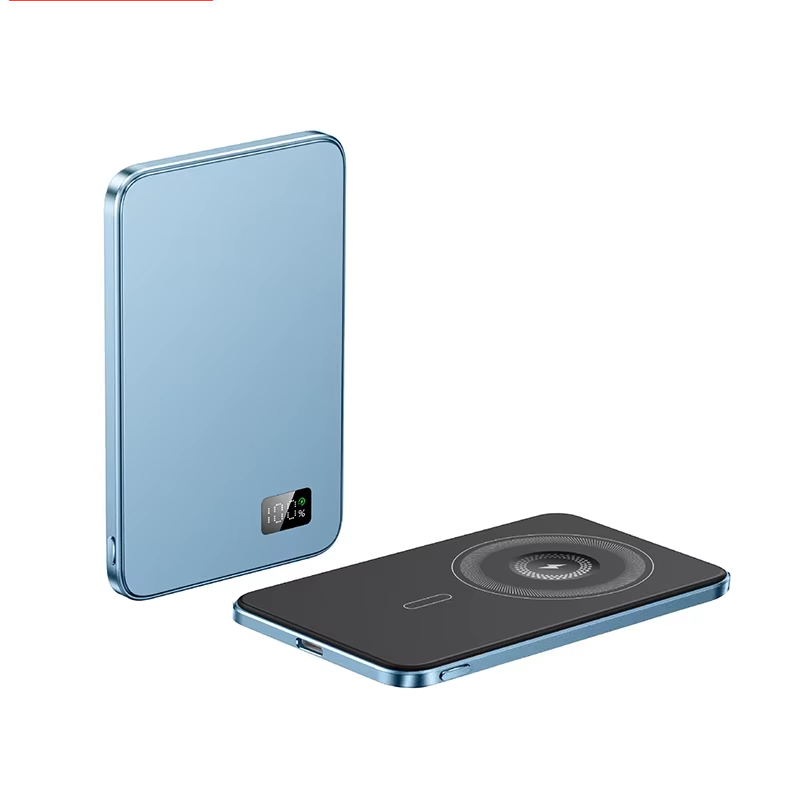 Ultra-Slim Qi2.1 Magnetic Wireless Power Bank 5000mAh / 10000mAh – 15W Wireless & 20W PD Fast Charging