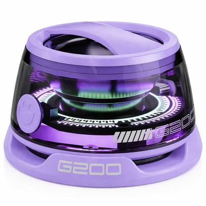 Magnetic Bluetooth Speaker with RGB Lights – Mini Portable Wireless Stereo Speaker with Phone Stand for Indoor & Outdoor Use