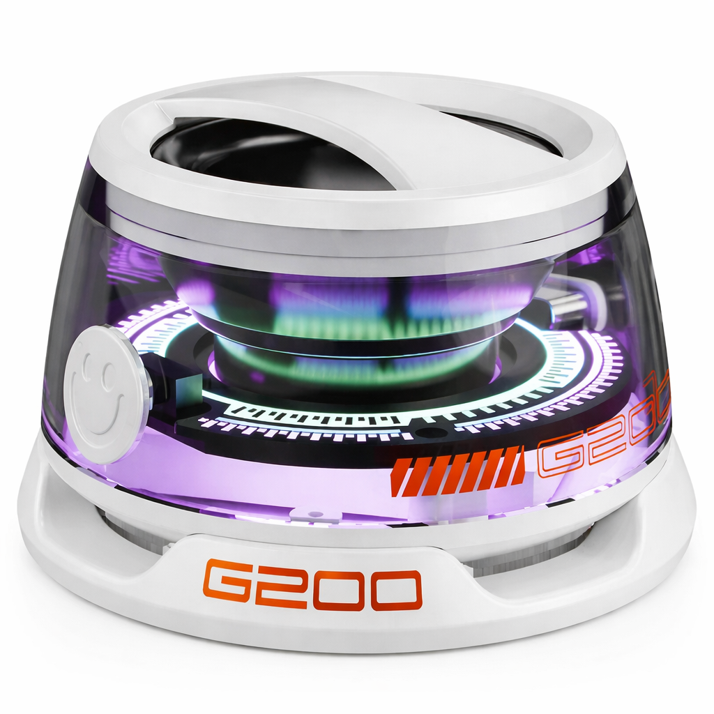 Magnetic Bluetooth Speaker with RGB Lights – Mini Portable Wireless Stereo Speaker with Phone Stand for Indoor & Outdoor Use