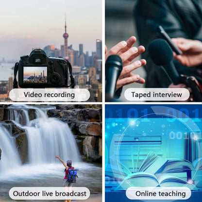 Dual Wireless Lavalier Microphone Set – 2 Clip-On Mics for iPhone Video & Live Streaming