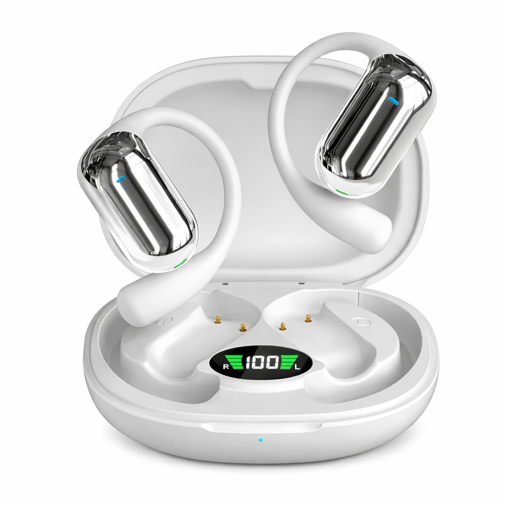 AI Translator Bluetooth Earbuds – Real-Time 144 Languages Translation, Wireless Charging Case, Long Battery Life