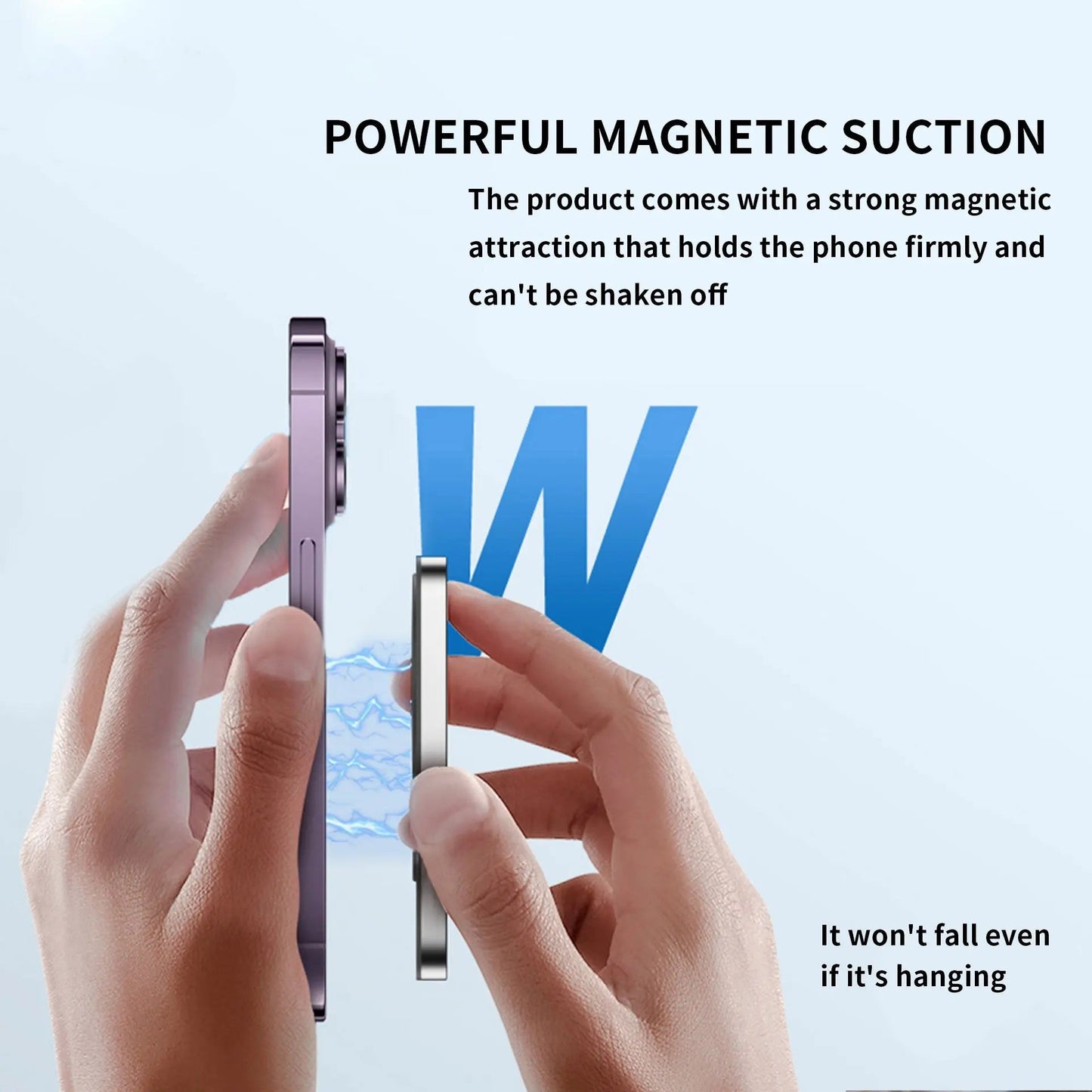 Magnetic Phone Vlog Selfie Monitor Screen for Rear Camera – Wireless Display for iOS & Android