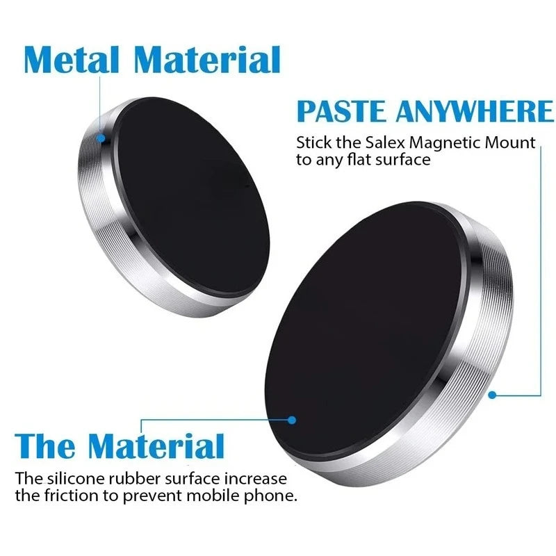 Universal Magnetic Car Phone Holder – Slim Dashboard & Wall Mount