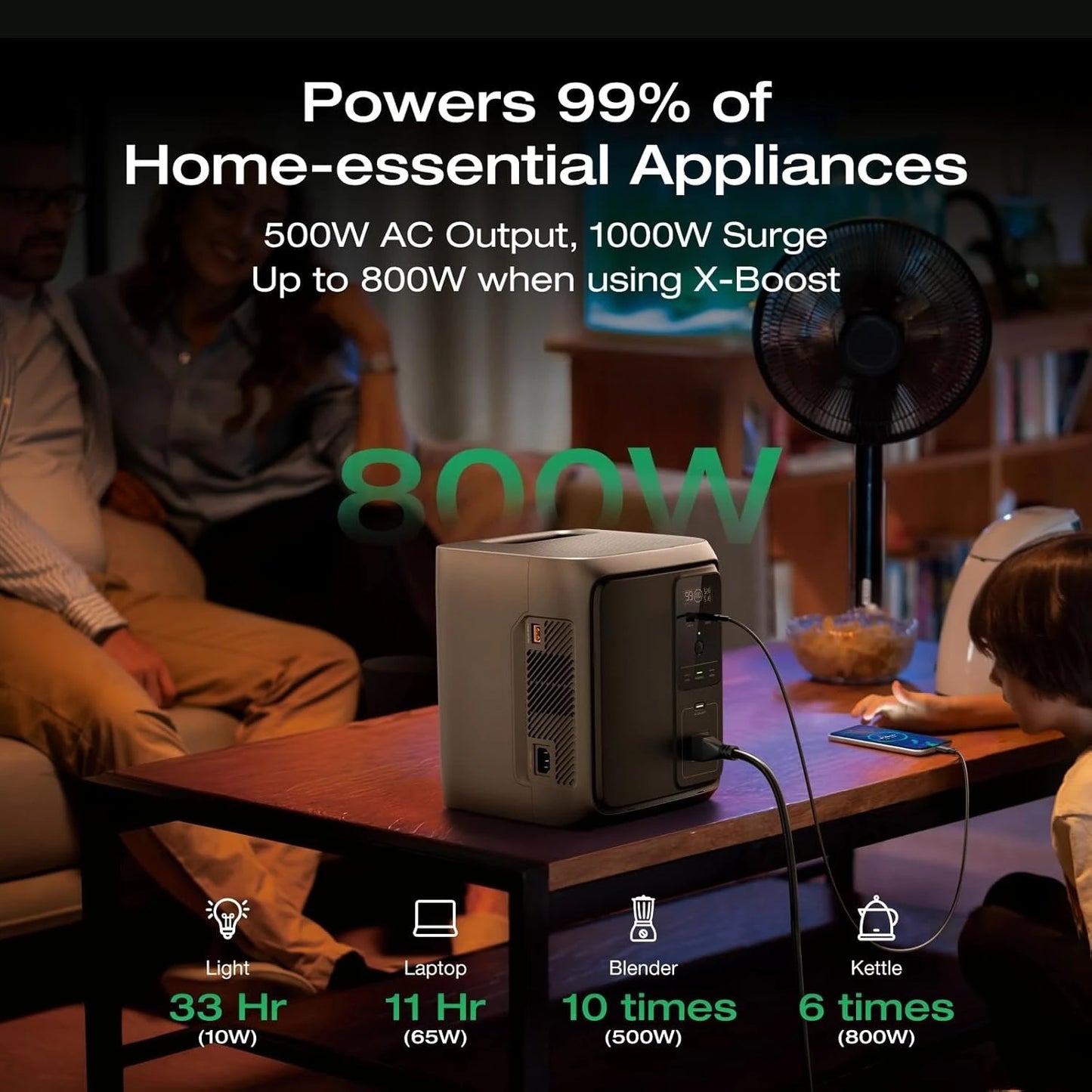 Portable Power Station DELTA 3 1000 Air – 960Wh LiFePO₄