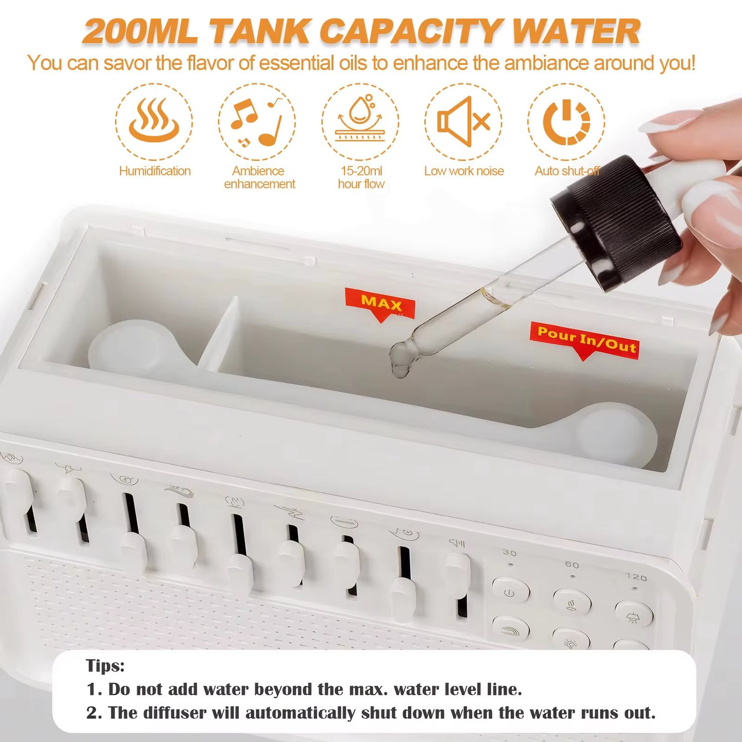 4-in-1 Smart Sleep Speaker | Bluetooth Sound, White Noise, Humidifier & Warm Night Light