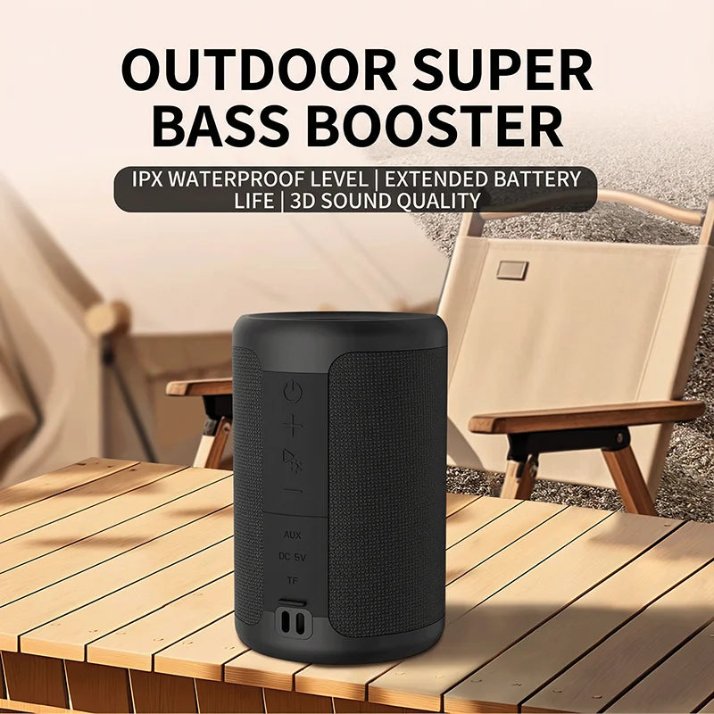 Portable Bluetooth Speaker with LED Lights – Wireless Outdoor Speaker